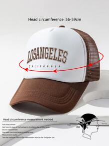 1 cái phụ nữ Chữ Quốc Gia Đồ Họa Mũ Trucker - Nhiều màu - Xem 3
