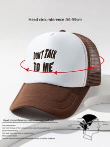 1 件字母刺繡多色棒球帽 - 彩色 - 查看 4