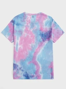 Manfinity VCAY T-shirt uomo con tintura a spirale, estiva