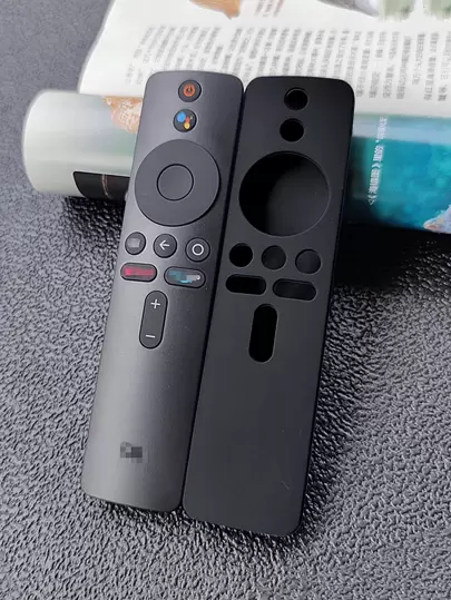 1pc Solid Color Silicone Remote Control Cover Compatible With Xiaomi TV For School,Office,Household,Travel,Bag,Organizer,Storage Insulation,Galentines,Puppy,Carnival,Party Decorations