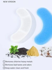 1pc Pet Water Filter Pad - Multicolor - View 3