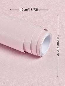 1入組素色牆紙 - 粉色 - 查看 5