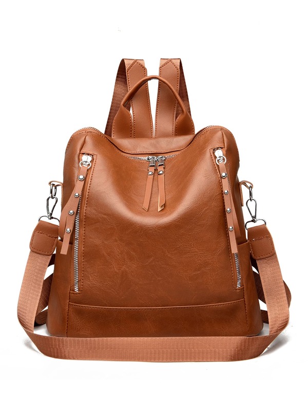 Multi Zip Functional Backpack for Women, Rookies & White-collar Workers