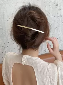 Solid Hair Clip For Daily Use For Girls Hairstyles Casual Street,Hair Accessories,Hair Barrettes Hair Clips Claw Clips Hair Claws, School Stuff