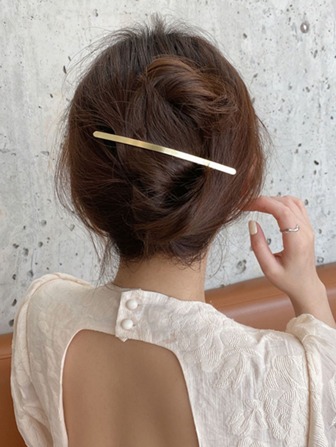 1 st. koreansk elegant hårklämma i ett stycke, stor fjäderklämma (kan ha en liten färgskillnad från bilderna), håraccessoarer