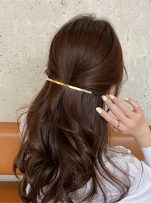 Solid Hair Clip For Daily Use For Girls Hairstyles Casual Street,Hair Accessories,Hair Barrettes Hair Clips Claw Clips Hair Claws, School Stuff