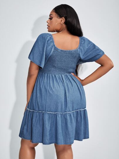 plus size denim dresses