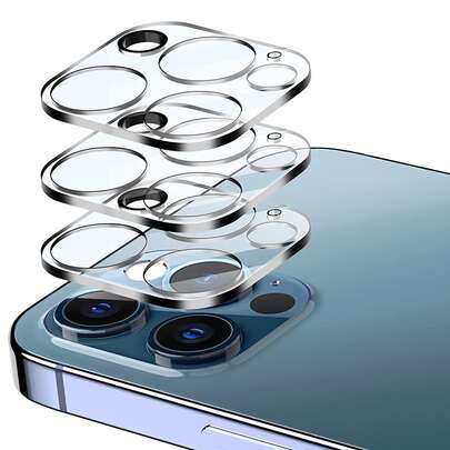 3pcs Apple Camera Lens Protector Film, Compatible With IPhone 17/16e/16 Plus/16/16Promax/16Pro/15Promax/15Pro/15/15plus/14Promax/14Pro/14/14plus/13Promax/13/13Pro/13mini/12Promax/12/11/11Pro
