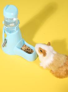 (entrega De Estilo Aleatorio De La Base) Botella De Agua Potable Tres En Para Mascotas Pequeñas De 80 Ml / 125 Ml Para Hámsteres, Jerbos Y Erizos - Azul - Ver 2