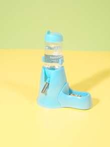 (entrega De Estilo Aleatorio De La Base) Botella De Agua Potable Tres En Para Mascotas Pequeñas De 80 Ml / 125 Ml Para Hámsteres, Jerbos Y Erizos - Azul - Ver 5