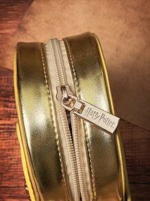 HARRY POTTER X SHEIN Metallic Wing Decor Novelty Bag - Gold - View 8