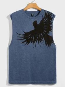 GENTILAND 男士動物印花背心上衣