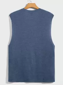 GENTILAND 男士動物印花背心上衣