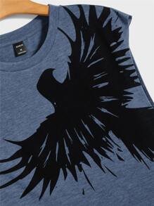 GENTILAND 男士動物印花背心上衣