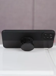 Leopard Phone Case With Stand-Out Phone Grip Compatible With iPhone15/15Plus/15Pro/15Promax - Black - View 7