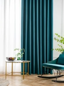 Rèm chắn sáng đơn thuần - màu xanh lá - Xem 6
