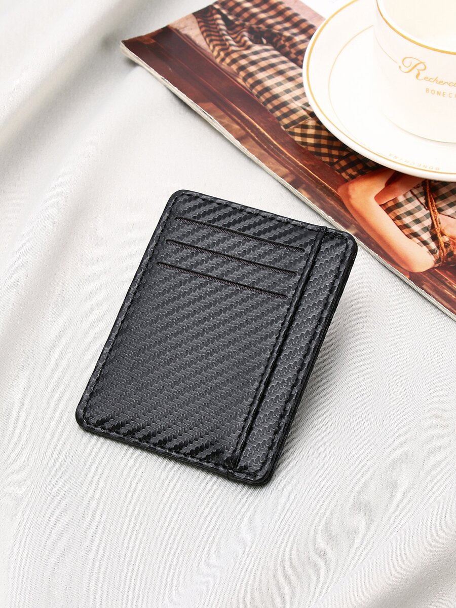 Men Textured For Offices Schools Students Gift For Father Lightweight Portable Card ID Card White-Collar Workers For Male Holiday For Anniversary For Birthday Gift Accessories Gift Present Casual Card Holder Wallet Business Card Holder Credit Card Holder For Men Mini Wallet Card Wallet