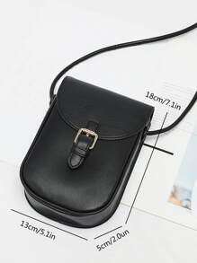 Monedero de móvil con diseño de hebilla con solapa