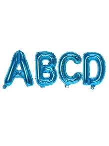 1pc Letter Design Balloon - Blue - View 3