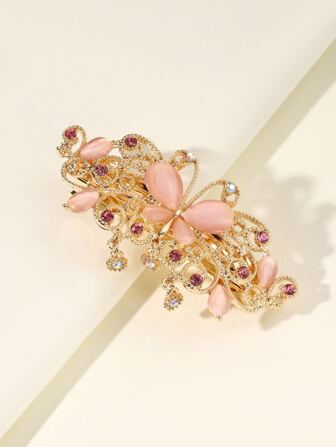 皇家鑽石蝴蝶裝飾髮夾