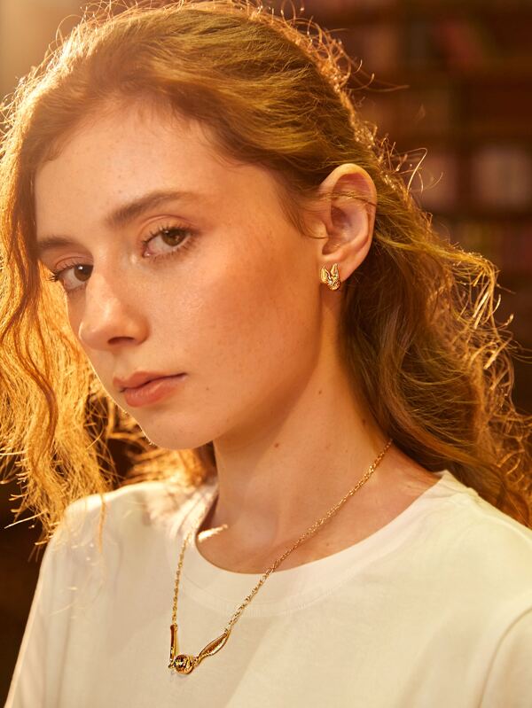 HARRY POTTER X SHEIN 4pcs Wing Decor Jewelry Set SHEIN UK