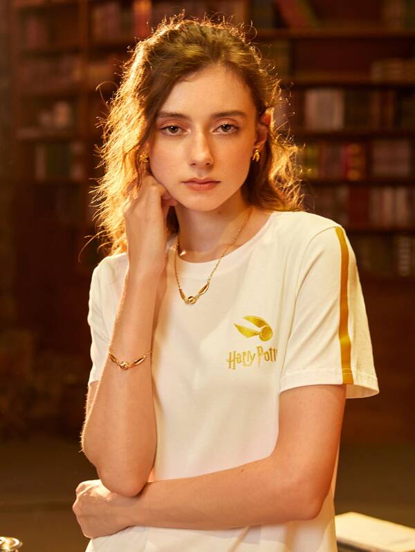 HARRY POTTER X SHEIN 4pcs Wing Decor Jewelry Set SHEIN EUR