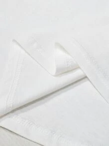 Mulvari 大碼標語和印花T恤 - 白色 - 查看 5