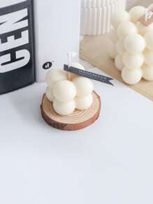 1pc Candle DIY Silicone Mold, 6 Grid Tube Candle Mold, For DIY - White - View 3