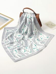 圖案印花方巾 - 彩色 - 查看 3