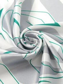 圖案印花方巾 - 彩色 - 查看 4