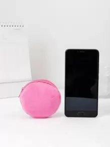 Girls Sequin Decor Coin Purse - Pink - View 2