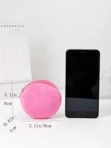 Girls Sequin Decor Coin Purse - Pink - View 3