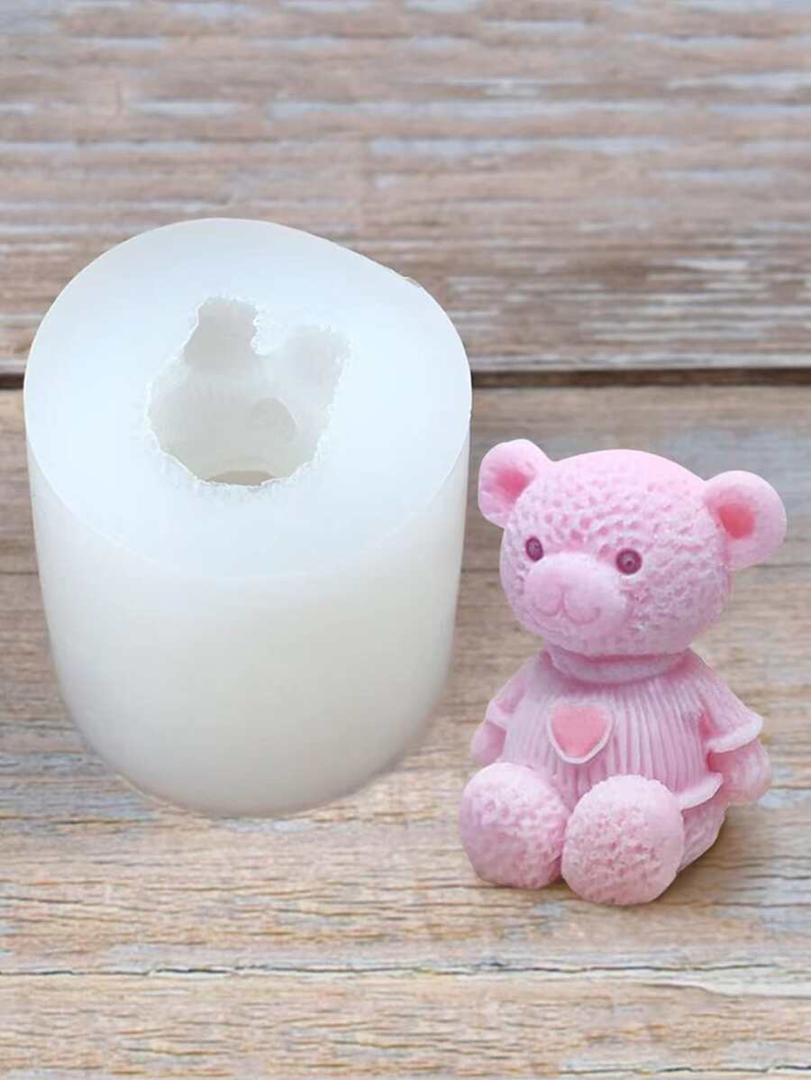 Bear Design DIY Silicone Mold - Clear - View 1