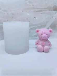 Bear Design DIY Silicone Mold - Clear - View 3
