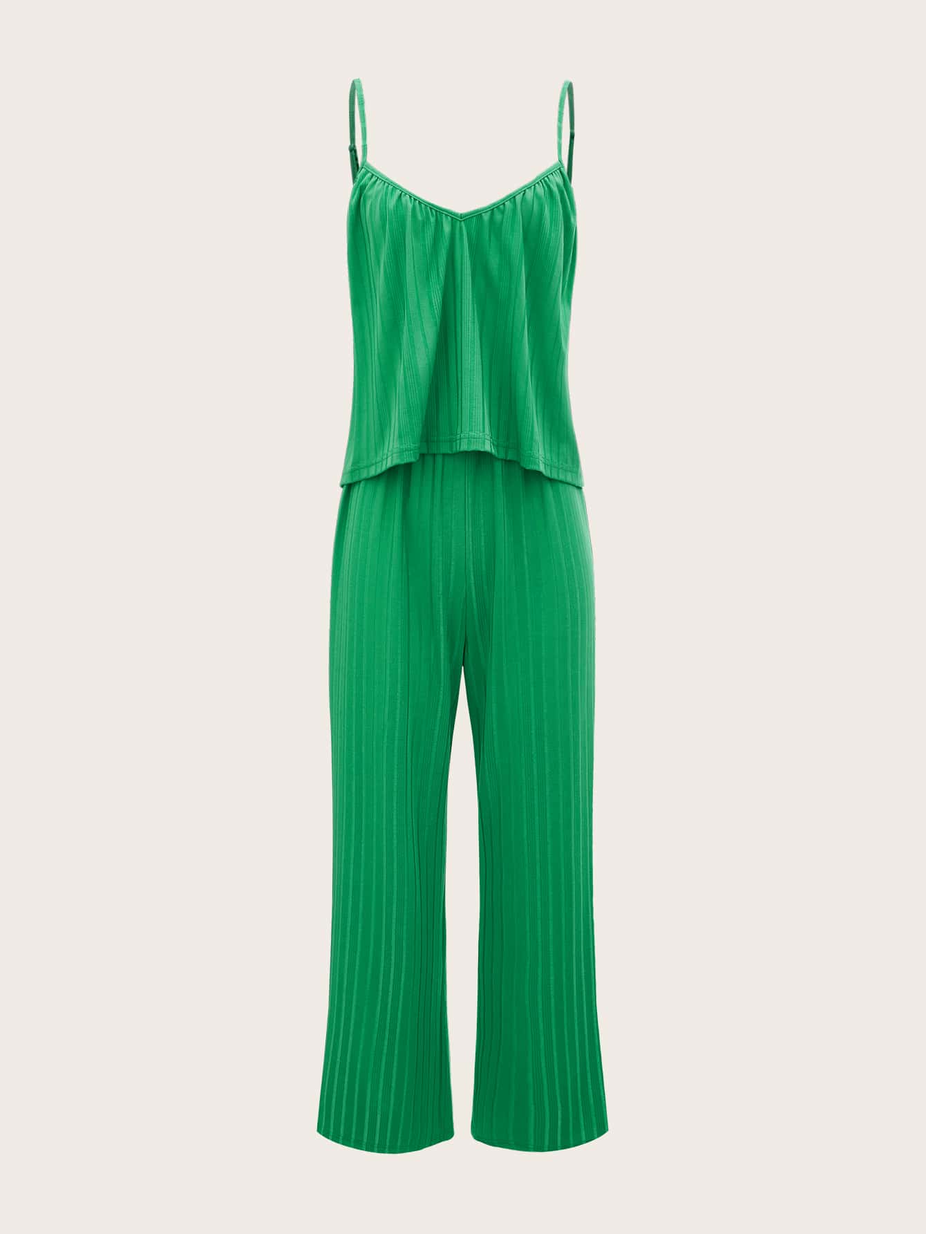 SHEIN BIZwear Solid Cami Top & Pants Set SHEIN USA