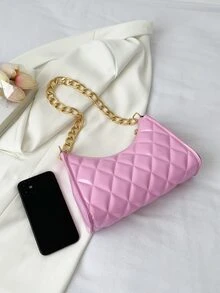 衍縫細節鏈條法棍包