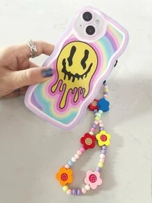 有趣的卡通圖形手機殼，配有掛繩，適用於 iPhone 11、iPhone 13、iPhone 14 Pro Max - 彩色 - 查看 5