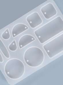 41入組耳環吊墜DIY矽膠模具 - 白色 - 查看 3