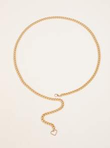 极简链条腰带，休闲百搭，适合万圣节、情人节、夏季、上学、秋季等场合。