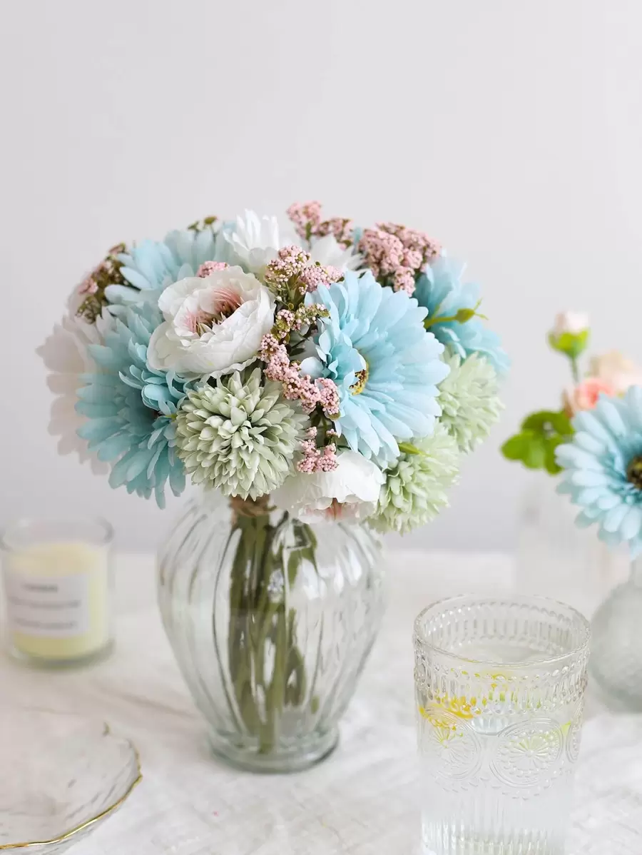 1束人造花束，情人节，礼物 - 彩色 - 查看 1