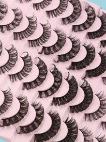 Himirell 20 cặp lông mi giả hỗn hợp, lông mi giả, lông mi giả, lông mi giả - màu đen - Xem 4