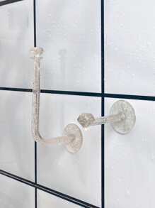 1 pieza Estante de almacenaje Accesorio de pelo montado en la pared