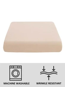 1 pieza Funda de cojín para asiento de sofá unicolor - Beis - Ver 3
