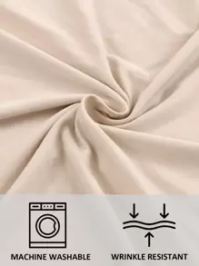 1 pieza Funda de cojín para asiento de sofá unicolor - Beis - Ver 6