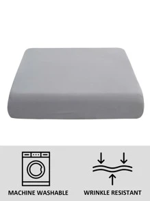 1入組素色沙發座墊套 - 淺灰色 - 查看 3