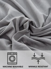 1入組素色沙發座墊套 - 淺灰色 - 查看 5