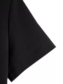 Manfinity Homme Men Solid Button Up Shirt - Black - View 3