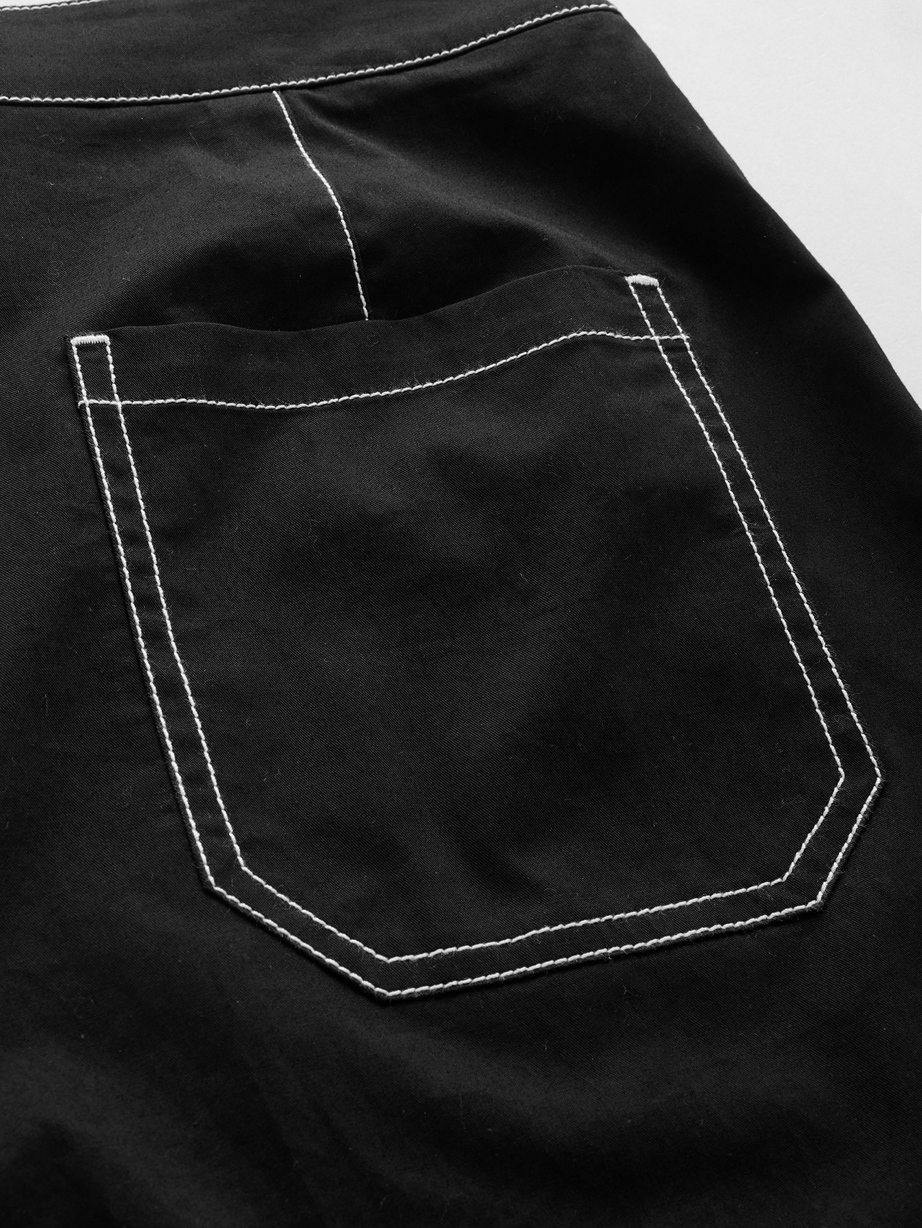 MOTF PREMIUM TOPSTITCH WIDE TROUSERS SHEIN UK