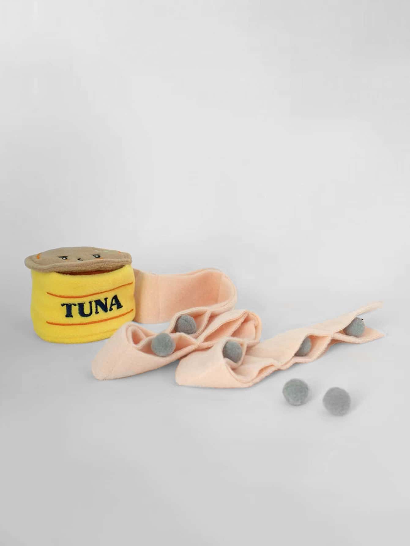 1 Piece Can Shape Dog Plush Sounding Food Hiding Toy Pet Sniffing Slow Food Toy Pet New Year Gift