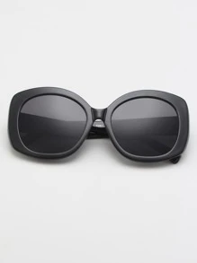 Retro Fashion Fashion Glasses, Suitable For Party, Street, Travel, Gathering And Daily Use For Summer Beach Vacation,Outdoor,Travel - Black - View 4